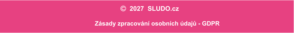   2027  SLUDO.cz  Zásady zpracování osobních údajů - GDPR